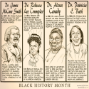 Cartoon: Black History Month, Panel 4 of 4, conceived by Phil Ness, drawn by Reeve, 2022.